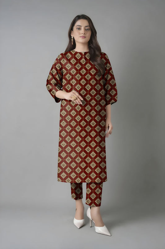 2pc Print Bareeze Khaddar C-6624