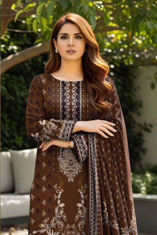 3pc Print Vintax Peach Bareeza 6584 3pc Print Vintax Peach Bareeza 6584