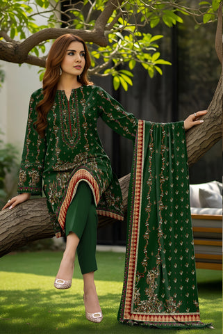 3pc Print Vintax Peach Bareeza 6587 3pc Print Vintax Peach Bareeza 6587