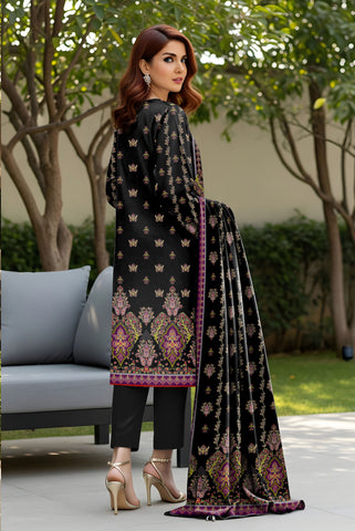 3pc Print Vintax Peach Bareeza 6588 3pc Print Vintax Peach Bareeza 6588