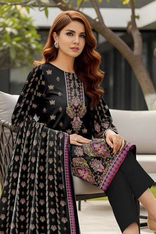 3pc Print Vintax Peach Bareeza 6588 3pc Print Vintax Peach Bareeza 6588