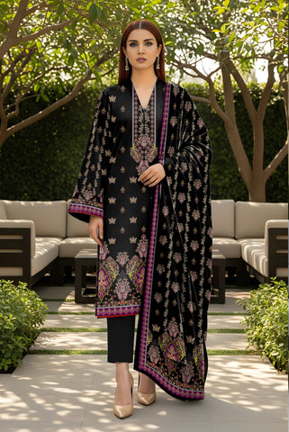 3pc Print Vintax Peach Bareeza 6588 3pc Print Vintax Peach Bareeza 6588