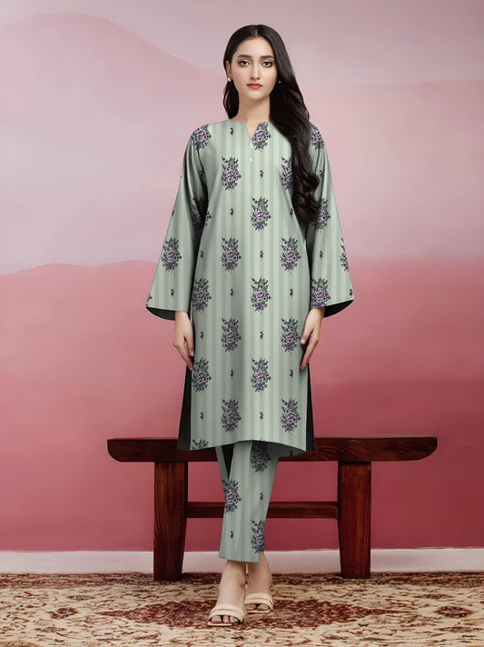 2pc Print khaddar Edenrobe C-35322