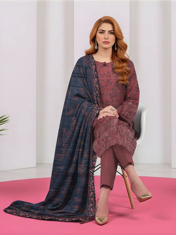 3PC Printed Khaddar Taana Baana Emb TB-5601 3PC Printed Khaddar Taana Baana Emb TB-5601