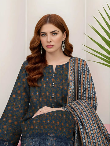3PC Printed Khaddar Taana Baana Emb TB-5602 3PC Printed Khaddar Taana Baana Emb TB-5602