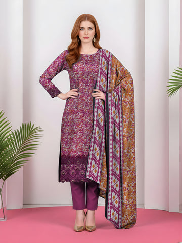 3PC Printed Khaddar Taana Baana Emb TB-5606 3PC Printed Khaddar Taana Baana Emb TB-5606