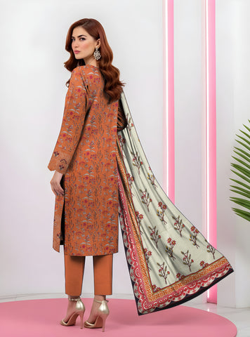 3PC Printed Khaddar Taana Baana Emb TB-5607 3PC Printed Khaddar Taana Baana Emb TB-5607