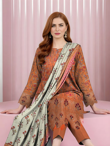 3PC Printed Khaddar Taana Baana Emb TB-5607 3PC Printed Khaddar Taana Baana Emb TB-5607