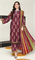 khaddar 3pc Ripple Collection Printed