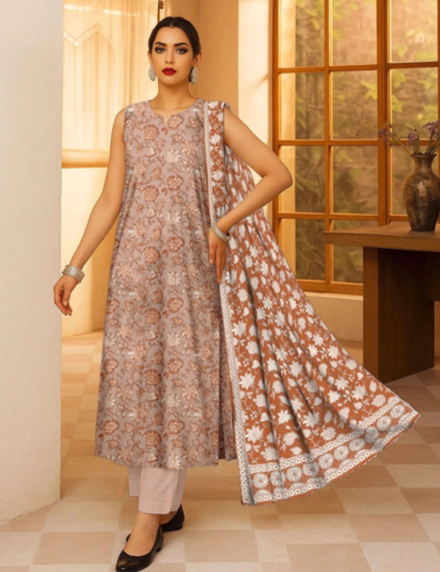 Print Lawn 3pc m2