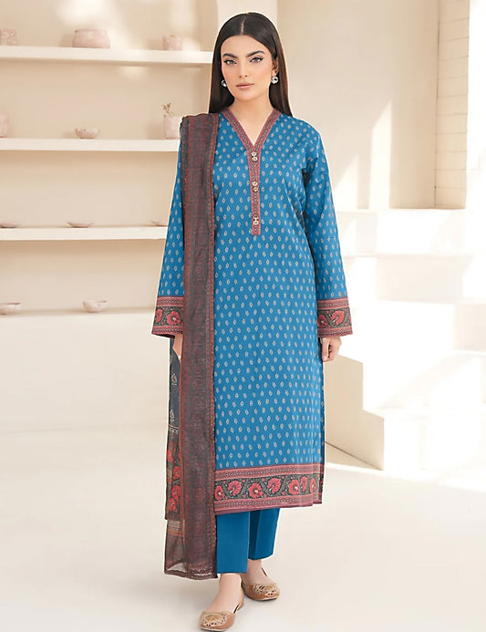 Print lawn 3pc L3