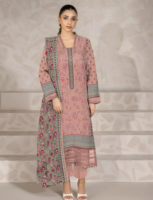 Print lawn 3pc L4