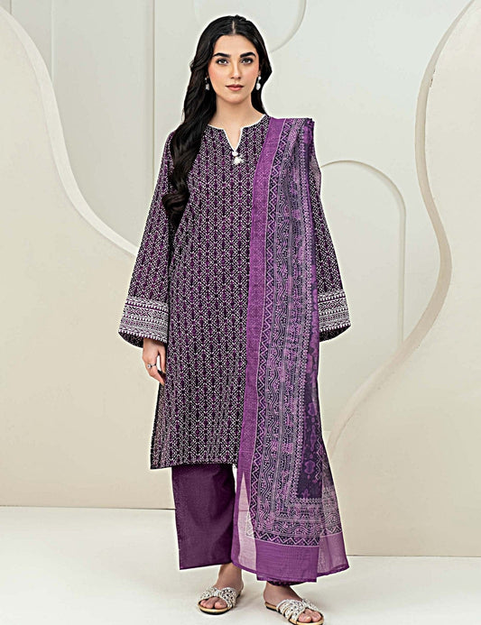 Print lawn 3pc L2