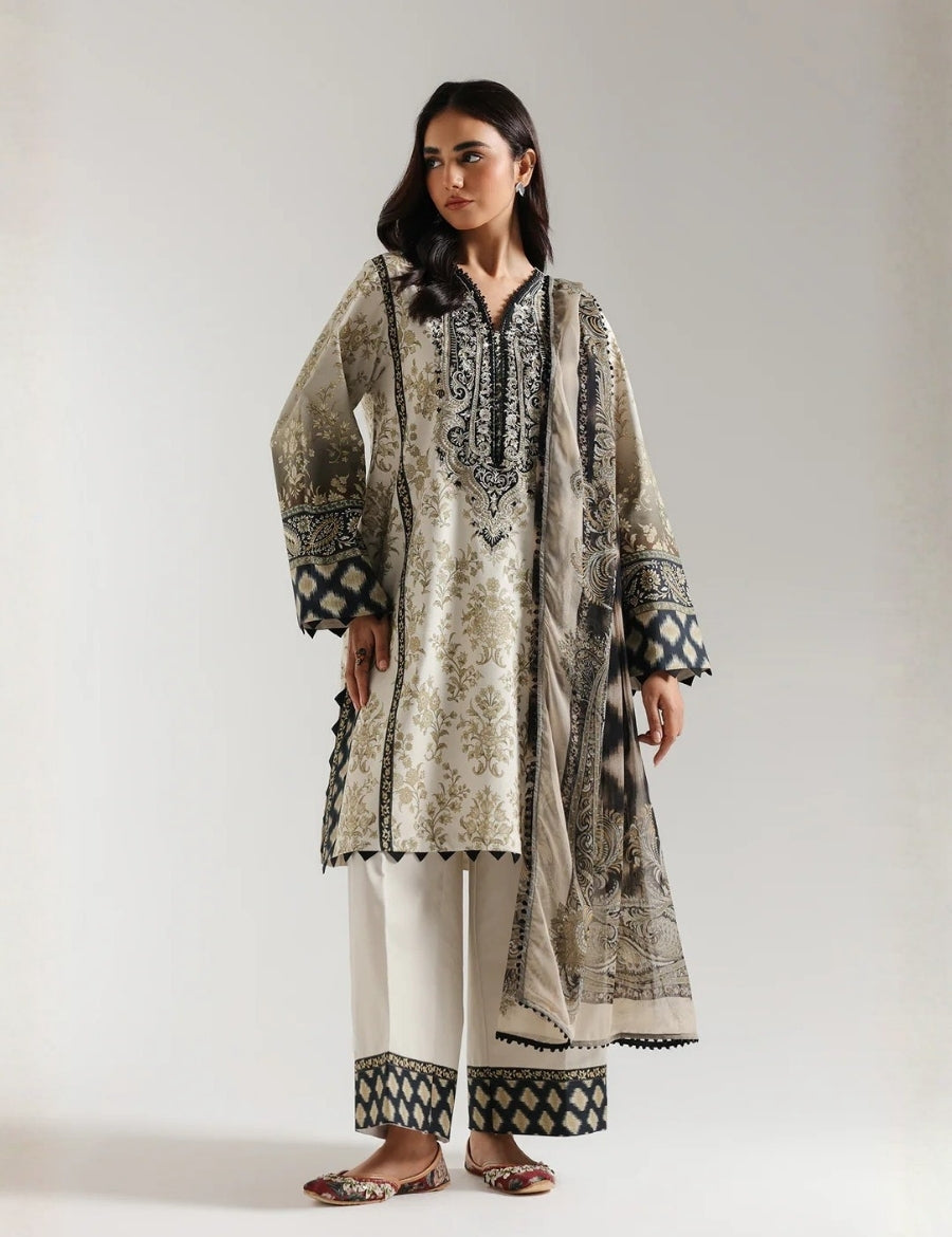 Print Lawn 3pc E0595-203-112