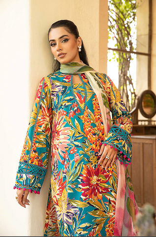 Print Lawn 3pc m3