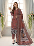 Print 3pc Viscose Bareeza V-2537