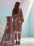 Print 3pc Viscose Bareeza V-2537
