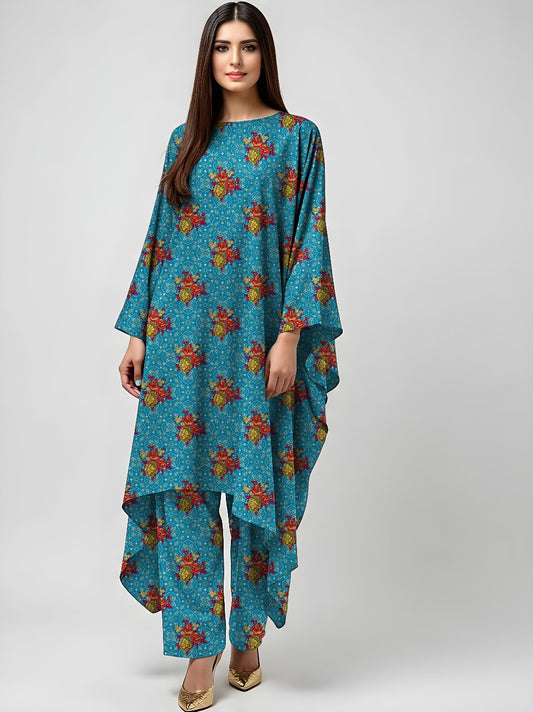 2pc Print Linen Bareeze C-6556