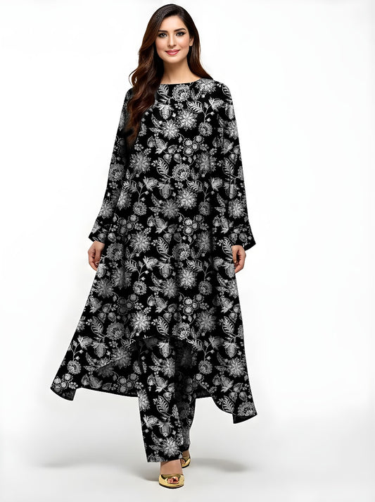 2pc Print Linen Bareeze C-6561