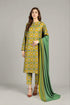 3pc Print Linen Bareeze 6766