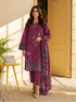 3pc Print EMB Viscose Bareeze V-2541