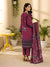 3pc Print EMB Viscose Bareeze V-2541