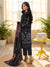 3pc Print EMB Viscose Bareeze V-2541