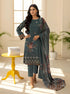 3pc Print EMB Viscose Bareeze V-2541
