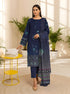 3pc Print EMB Viscose Bareeze V-2541