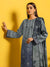 3pc EMB Nisha Designer V-2544