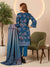 Print 3pc Viscose Nisha Designer V-2538