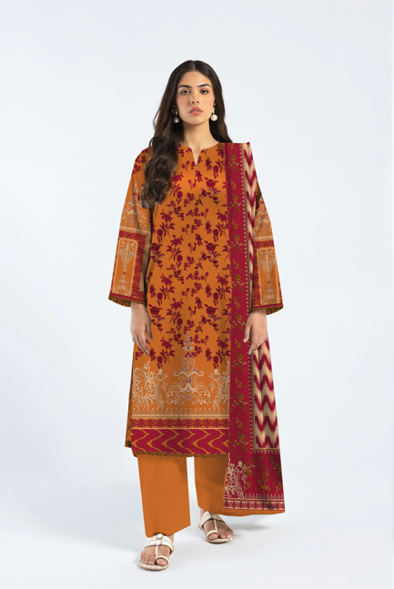 Print 3pc Ethnic Linen 902
