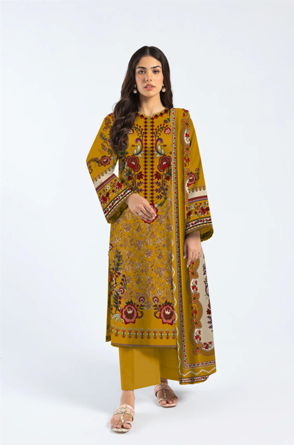 Print 3pc Ethnic Linen 902