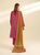 3pc Print Linen Sapphire V-17