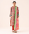 3pc Print Linen Sapphire V-17