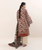 3pc Print Linen Sapphire V-17