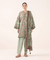 3pc Print Linen Sapphire V-17