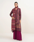 3pc Print Linen Sapphire V-17