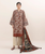 3pc Print Linen Sapphire V-17