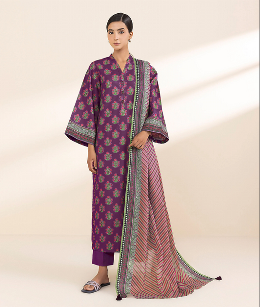 3pc Linen Sapphire V413