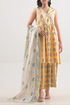 3pc Print Linen Saya 01A