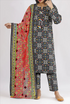 3pc Print Linen Saya 03A